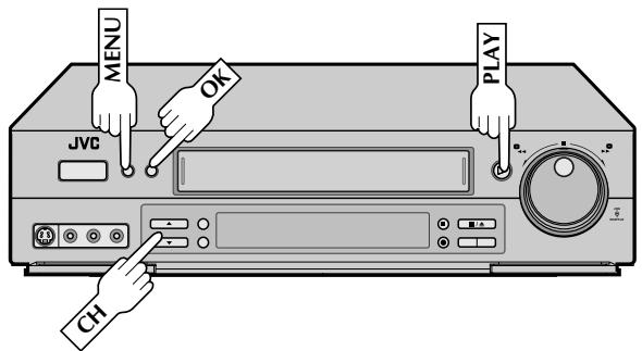 JVC HR-S3600U - Avoir accès à l'écran du MENU de recherche - 2