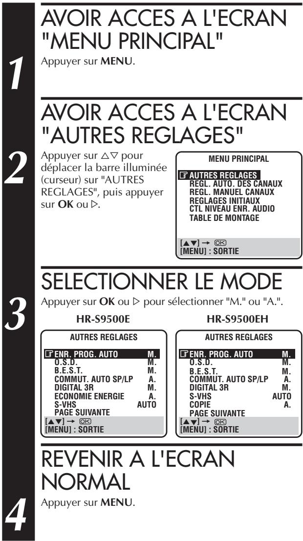JVC HR-S9500E - Minuterie automatique - 1