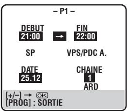 JVC HR-S9500E - ENTRER La position du CANAL (CHAINE) - 1