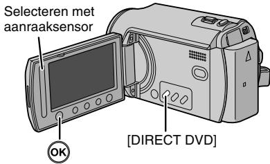 JVC CU-VD3E - Druk op de [DIRECT DVD] knop - 1