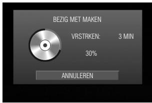 JVC CU-VD3E - Het “BEZIG MET MAKEN” scherm verschijnt en het kopieren worden gestart - 1