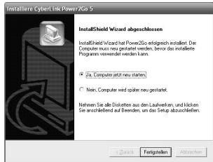 JVC CU-VD3EX - Klichen Sie auf „Fertigstellen". - 1