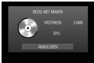JVC CU-VD3EX - Het “BEZIG MET MAKEN” scherm verschijnt en het kopieren worden gestart - 1