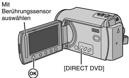 JVC CU-VD3EX - Drücken Sie auf die Taste [DIRECT DVD] - 1