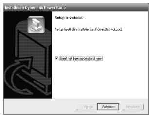 JVC CU-VD3EX - Klik op "Voltooien". - 1