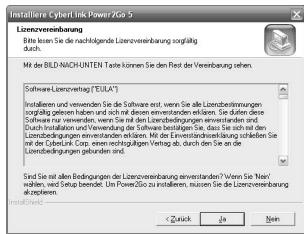JVC CU-VD3EX - Geben Sie die Benutzerinformationen in die Felder „Benutzername“ und „Firmename“ ein und klichen Sie anschließend auf „Weiter“. - 2