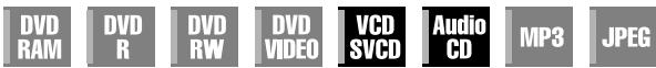 DVD RAM DVD R DVD RW DVD VIDEO VCD SVCD Audio CD MP3 JPEG