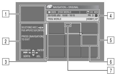 NAVIGATION > ORIGINAL 0026 | ITISH WORLD | 143 MIN 25/12/03 JEU 10:00 - 10:15 PR. 3 FROG WORLD [HOBBY] EP SELECTOMEZ AVEC PUS APPLY ZUR ENTER PRESS (NAVIGATION) TO EXIT SORTS ENTER SELL 1 2 3 4 5 6 7