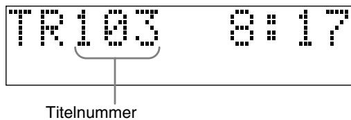 JVC EX-D1E - Displayfenster während der Disk-Wiedergabe - 5