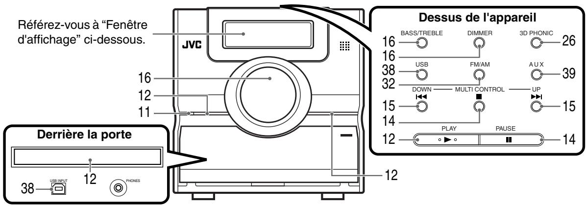 JVC EX-D1E - Panneau avant - 1