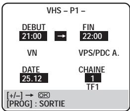 JVC HR-DVS1MS - ENTRER LA POSITION DU CANAL (CHAINE) - 1