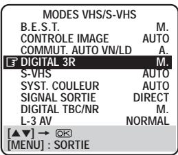 JVC HR-DVS1MS - SELECTIONNER LE MODE DE REGLAGE DIGITAL 3R - 1