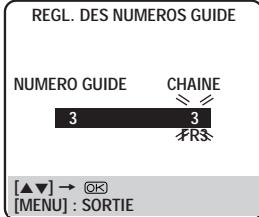 JVC HR-DVS1MS - ENTRER LE NUMERO DE LA CHAINE - 1