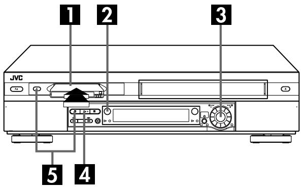 JVC HR-DVS3MS - Lecture simple (platine DV) - 1