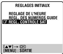 JVC HR-DVS3MS - Acceder à l'écran de "REGL. controlle SAT - 1