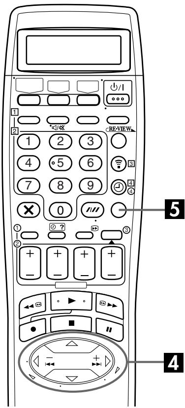 JVC HR-DVS3MS - Acceder à l'écran de "REGL. AUTO. des CANAUX - 3