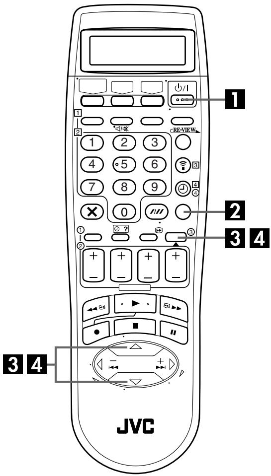 JVC HR-DVS3MS - Réglage de l'horloge - 1