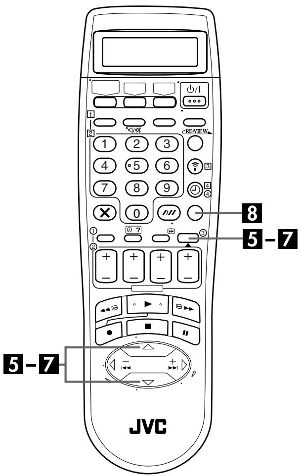 JVC HR-DVS3MS - Acceder à l'écran "reglage de l'heure - 3