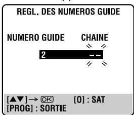 JVC HR-DVS3MS - Réglage des numéros guides - 1