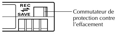 JVC HR-DVS3MS - Prévention d'effacement accidentel - 1
