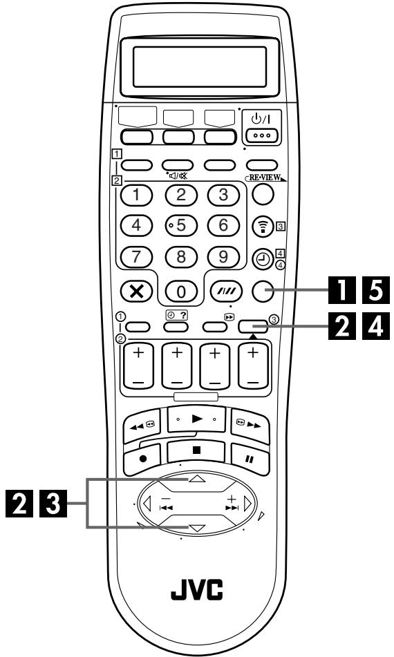 JVC HR-DVS3MS - Réglage de mode - 1