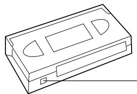 JVC HR-DVS3MS - Prévention d'effacement accidentel - 1