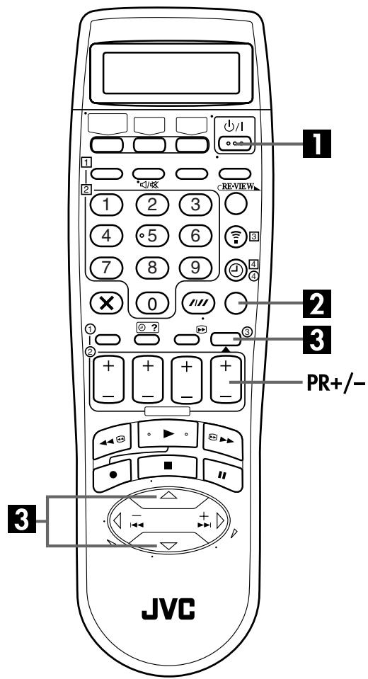 JVC HR-DVS3MS - Réglage du tuner - 1