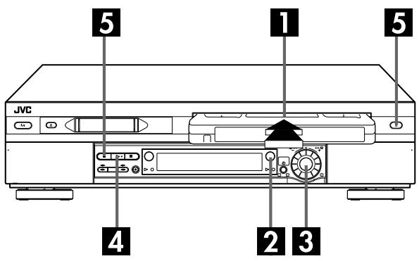 JVC HR-DVS3MS - Lecture simple - 1