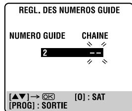 JVC HR-J780MS - Réglage des numéros guides - 1