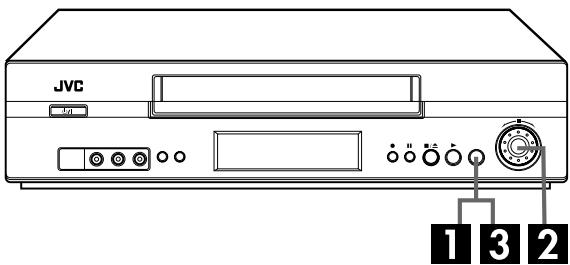 JVC HR-J780MS - Avant d'effectuer l'enregistrement par minuterie express de 24 heures: - 1