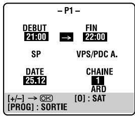 JVC HR-J780MS - Entrer la position du canal (chaîne). - 1