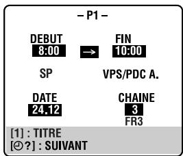 JVC HR-S6955MS - Acceder à l'écran et l'affichage de programmation. - 1