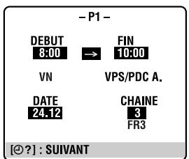 JVC HR-S7700MS - Acceder à l'écran et l'affichage de programmation. - 1