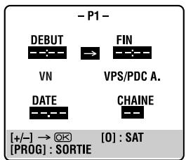 JVC HR-S7700MS - Acceder à l'écran de programmation. - 1
