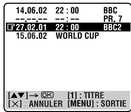 JVC HR-S7955MS - Sélectionner le programme. - 1