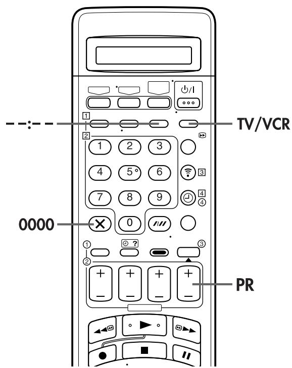 TV/VCR 0000 PR