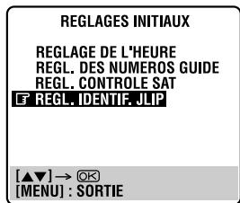 JVC HR-S9850MS - Acceder à l'écran "REGL. identif. JLIP". - 1