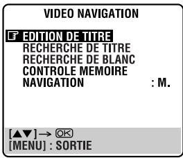 JVC HR-S9850MS - Accéder à l'écran "edition de TITRE". - 1