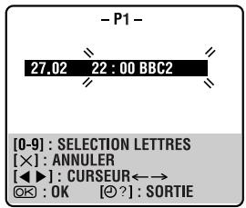 JVC HR-S9850MS - Acceder à l'écran d'édition de titre. - 1