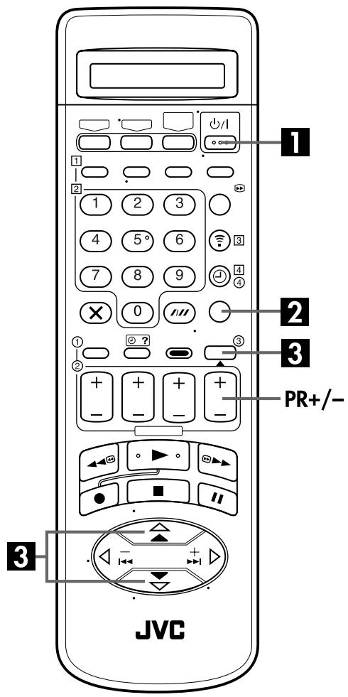 JVC HR-S9850MS - Réglage du tuner - 1