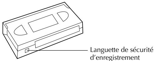 JVC HR-S9850MS - Prévention d'effacement accidentel - 1