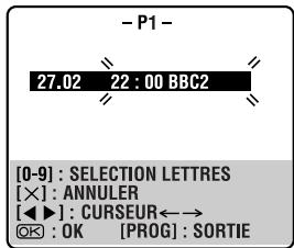 JVC HR-S9850MS - Accéder à l'écran d'édition de titre. - 1