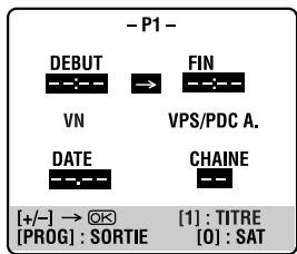 JVC HR-S9850MS - Acceder à l'écran de programmation. - 1