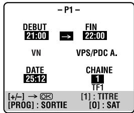 JVC HR-S9850MS - Entrer la position du canal (chaîne). - 1