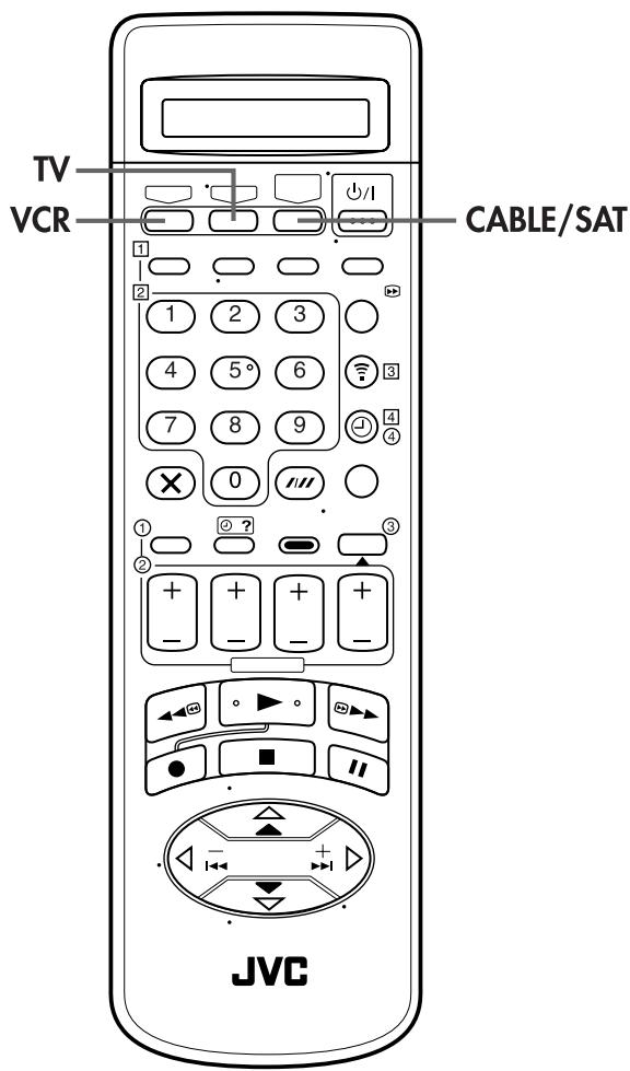 JVC HR-S9850MS - Afficheur LCD de la télécommande - 1