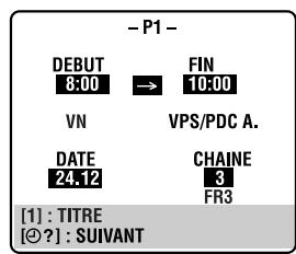 JVC HR-S9850MS - Acceder à l'écran et l'affichage de programmation. - 1
