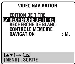 JVC HR-S9850MS - Acceder à l'écran "recherche de TITRE". - 1