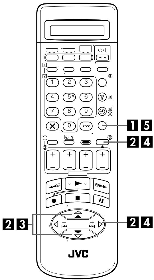 JVC HR-S9850MS - Réglage de mode - 1