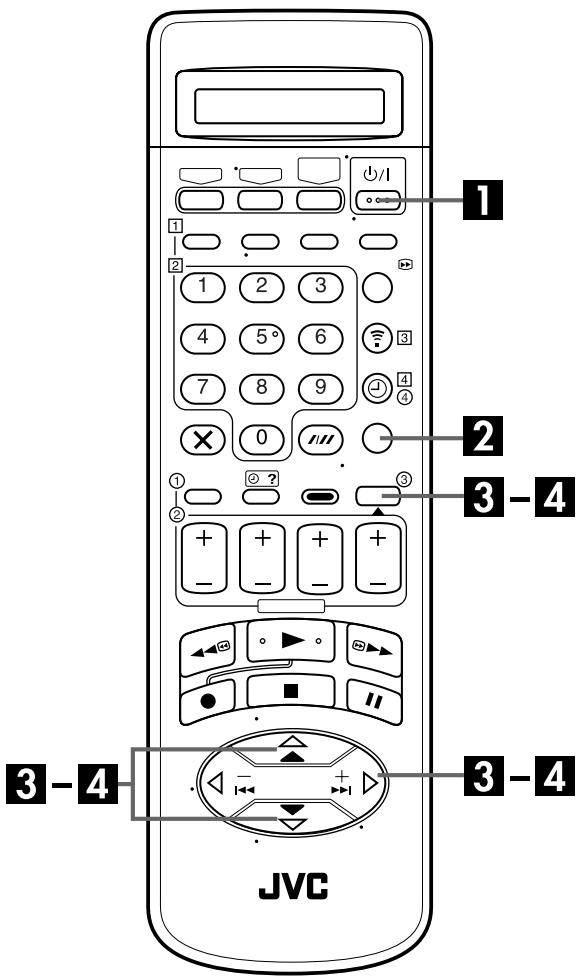 JVC HR-S9850MS - Réglage de l'horloge - 1