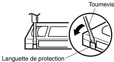 JVC HR-XV1MS - Pour éviter un effacement accidentel - 1